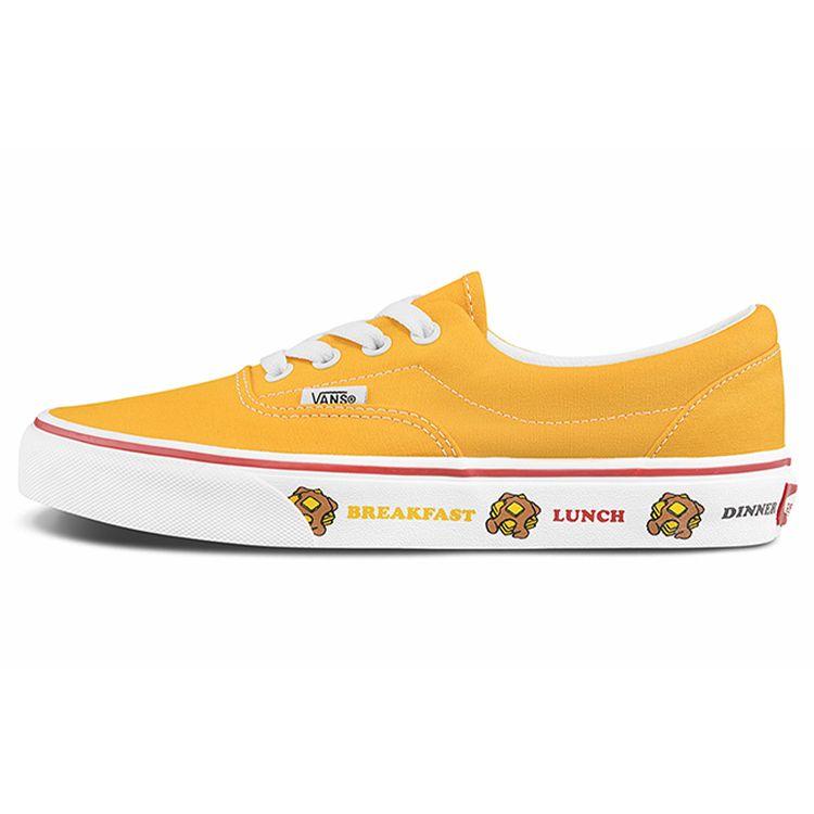 

Vans Era Хлебный узор Ретро Универсальные Низкие Кеды для Скейтборда Унисекс Кроссовки Имбирно-желтый VN0A54F14G1 35