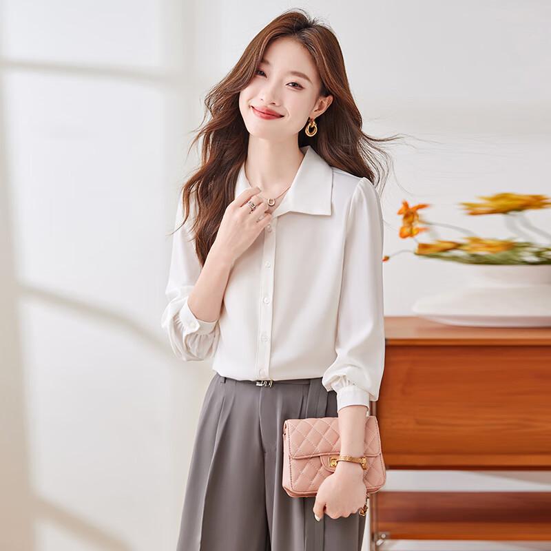 Women s Easy Care Long Sleeve Business Shirt S