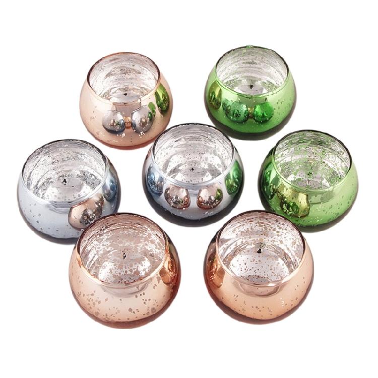 Glass Votive Candle Holders for Tealight Glass Tealight Candle Holders,Diwali Christmas Table Centerpiece Decors Gift
