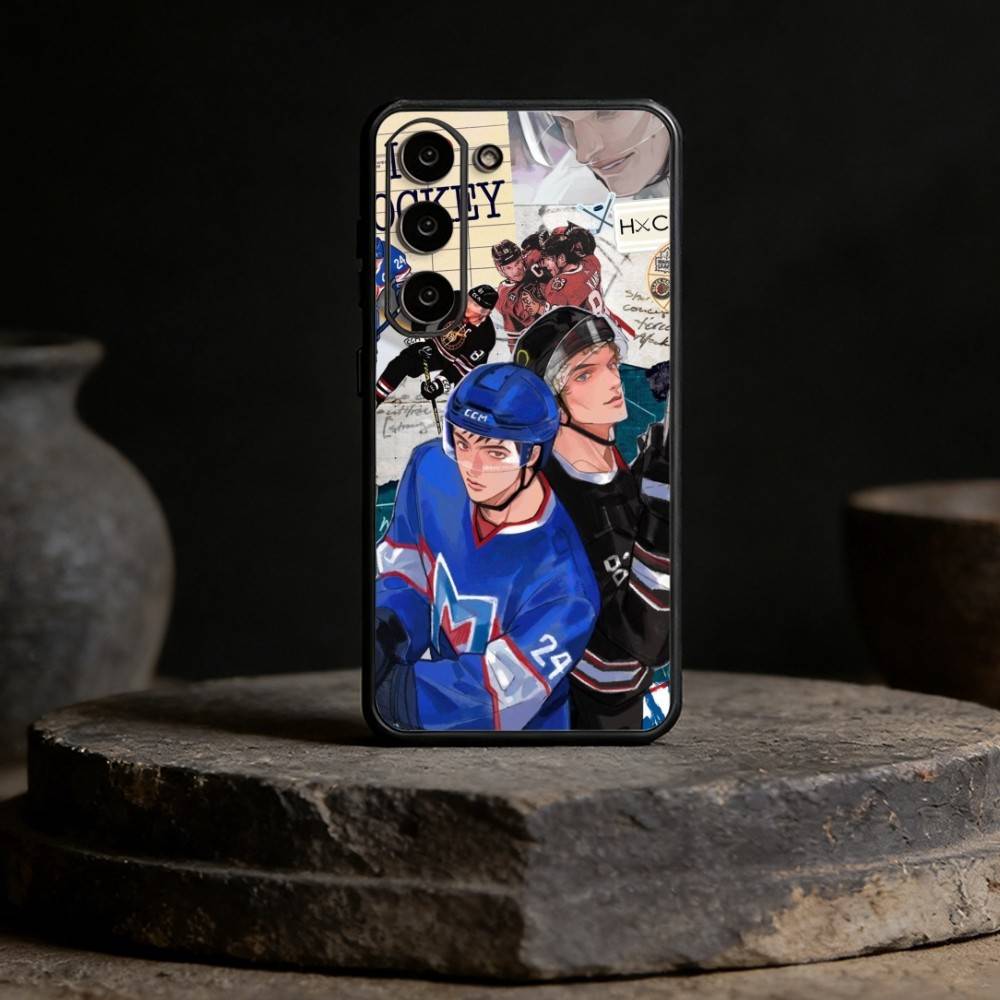 LGBTQ H-Heated R-Rivalry Ice Hockey Phone Case For Samsung Galaxy A91,80,73,72 ,71,53,52,32 ,31,22,21s,20,Soft Black Case