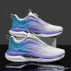 Spring Breathable Running Shoes Men's Popcorn Shock Absorption Lightweight Sports Shoes Trendy Shoes Casual High Quality Fashion Rotating Buckle