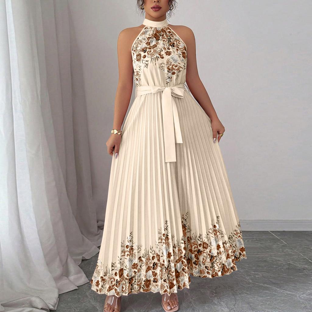 Women's Casual Fashion Sleeveless Retro Retro Dress