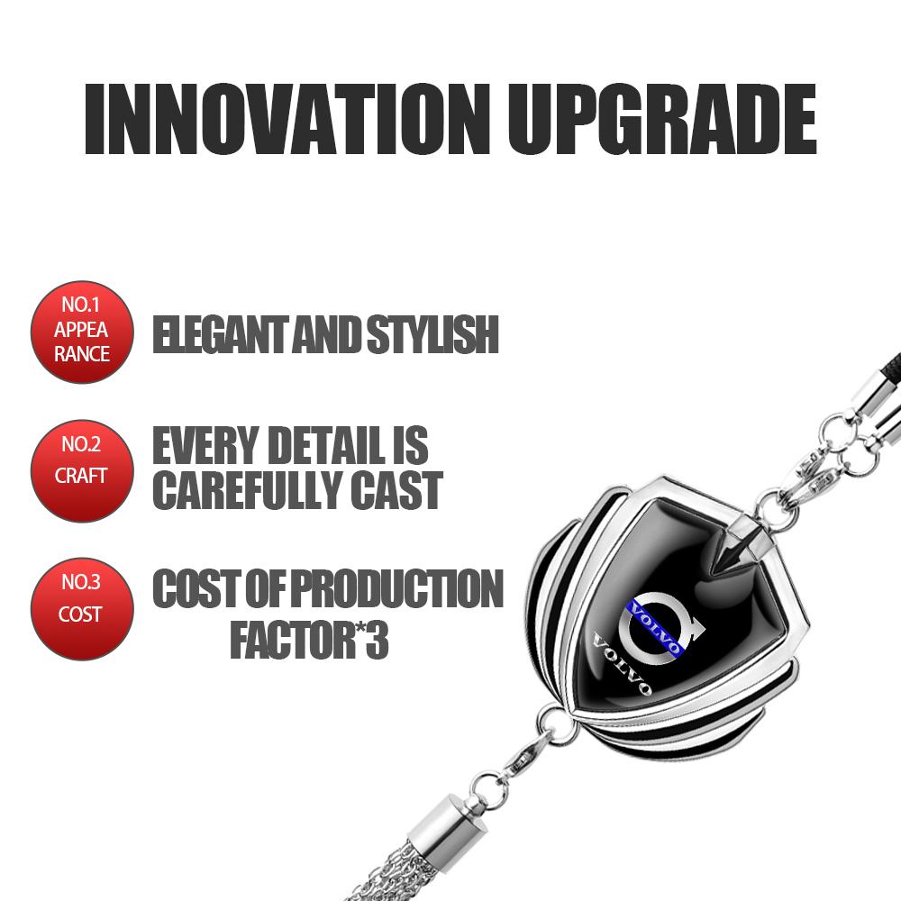 1 Stück Auto Anhänger Zubehör Innen Rückspiegel Dekoration Auto Emblem Schmuckstück Für Volvo Rdesign XC90 XC60 C30 T6 V60 V50 S80