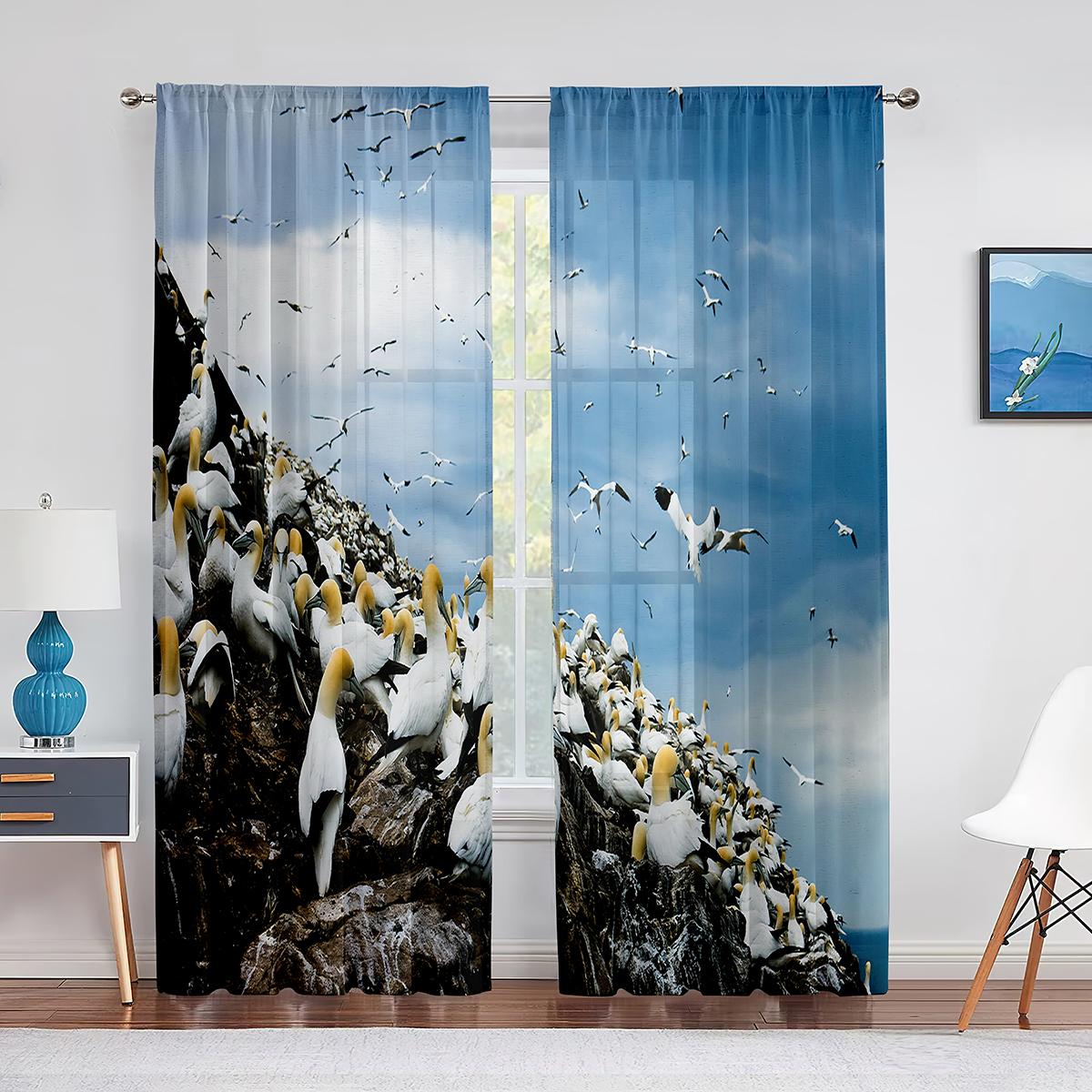 Птичья стая в небе — фото 11