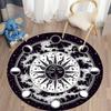 Nordic Style Sun Moon Circular Carpet Living Room Bed Bath Children's  Floor Decoration Non Slip  Mat