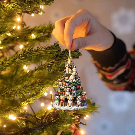 Ozdoba na książkę Kalendarz adwentowy Akrylowy wisiorek na książkę w formie układanki, dekoracja wisząca na choinkę, prezent dla miłośników książek