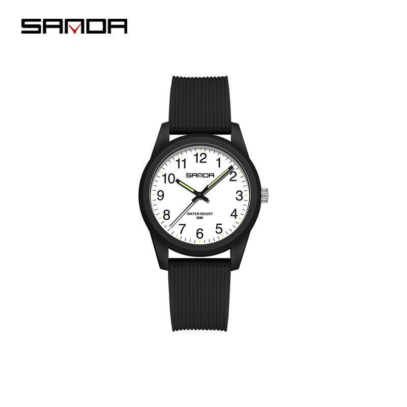 Sanda Creative Calendar Wristwatch for Students – Versatile Fashion Dial for Men & Women