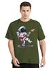 Astronaut Graphic Funny Print Tshirt Summer Unisexs Clothing Loose T Shirt Fashion Streetwear Tops Oneck Oversized Cotton Tshirt