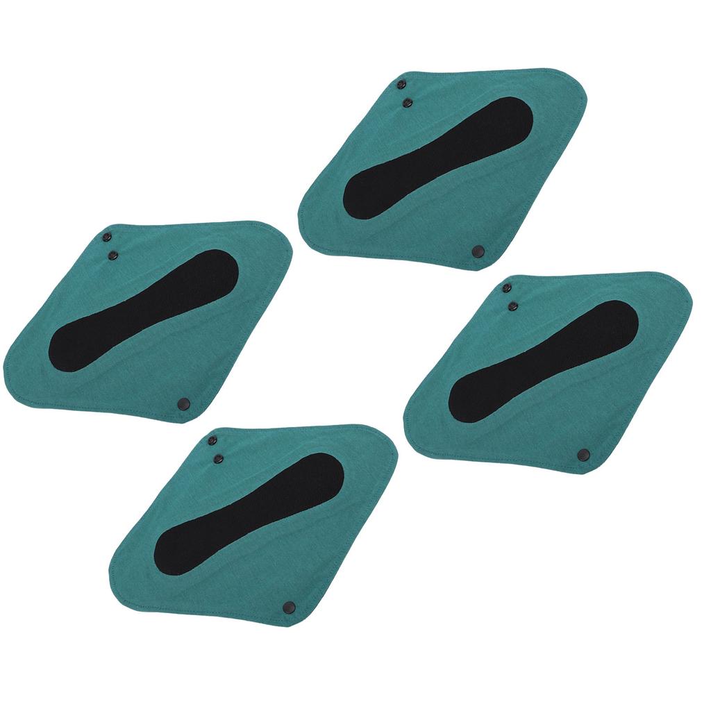 4pcs Reusable Panty Liners Washable Sanitary Pads Pure Cotton Reusable Menstrual Pads for Women