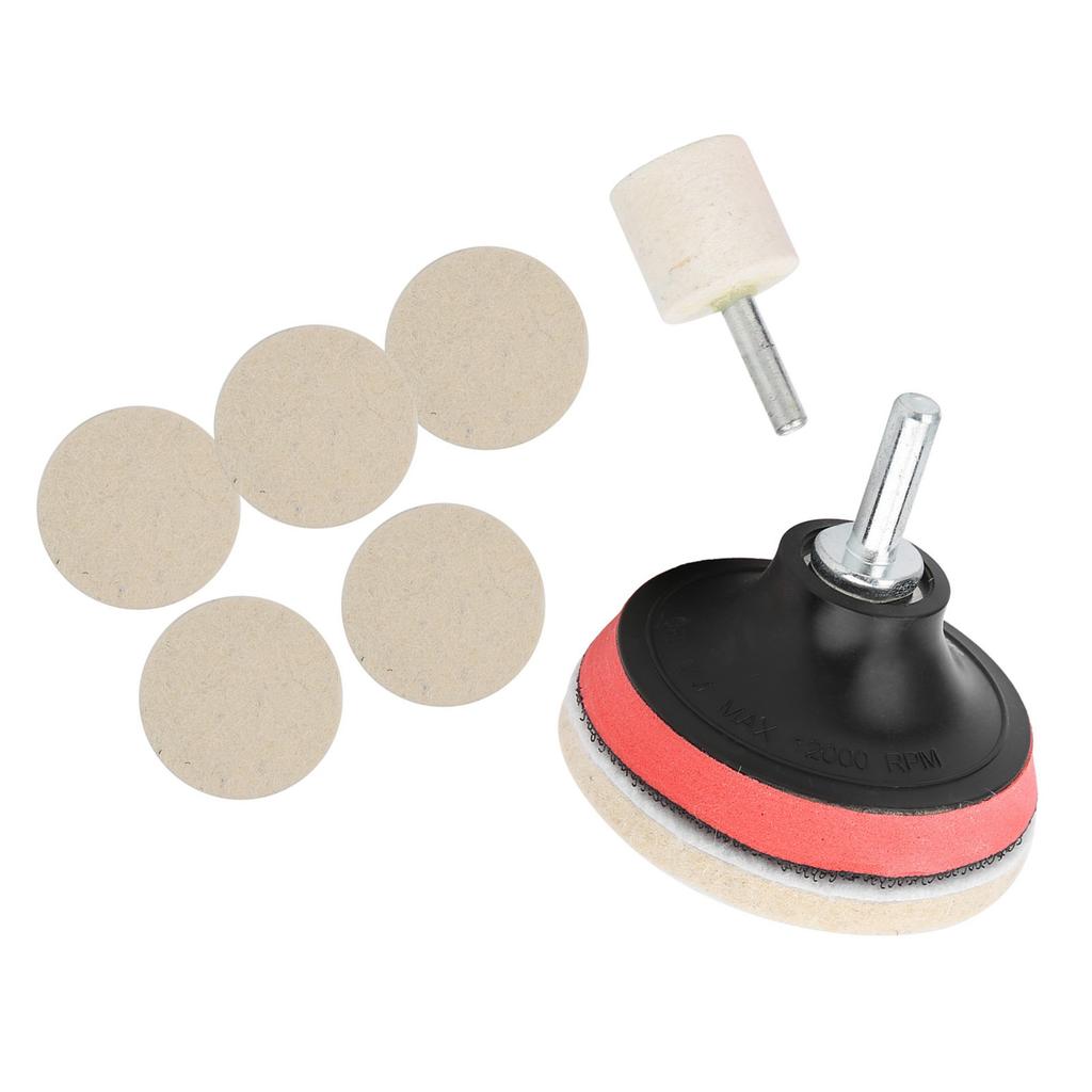 Glass Polishing Tool Glass Polishing Kit Fine Workmanship Good Effect Wide Uses Soft Material for Glass