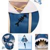 Holen Sie sich das Hololive Gawr Gura Cosplay Kostüm Haifisch Jacke Outfit Mit Fischschwanz Rollenspiel