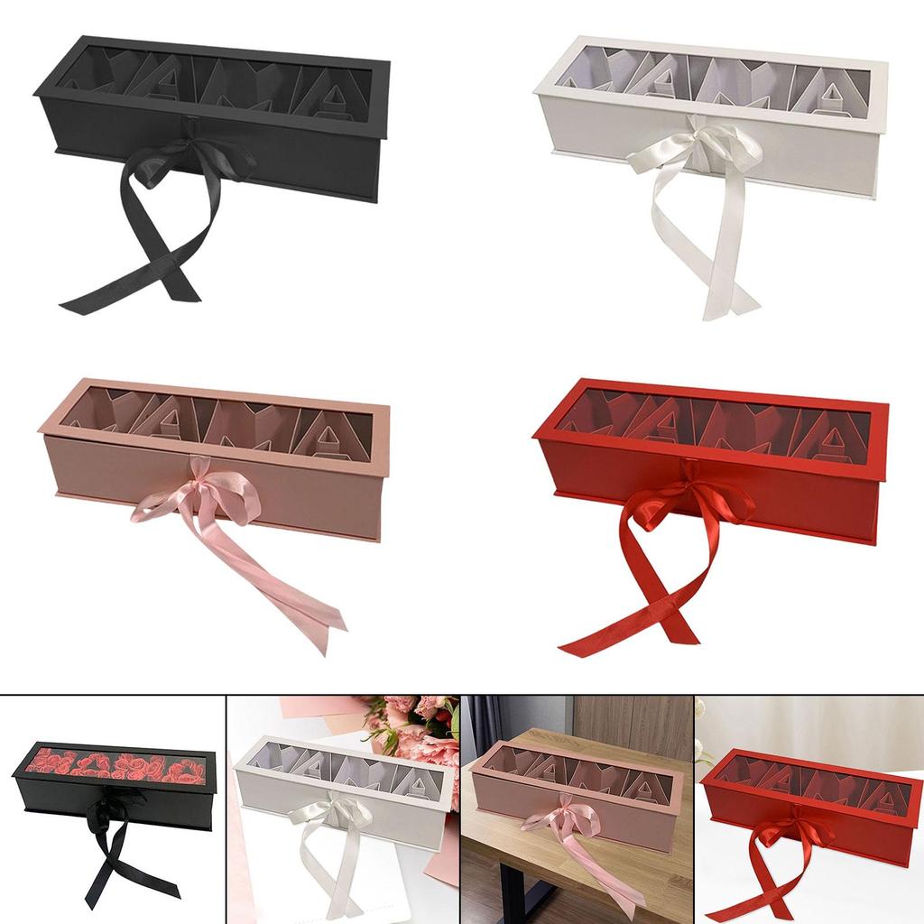 Mama Buchstabenförmige Leere Blumenbox Muttertag Karton Blumenverpackung für Valentinspartys Jubiläum DIY Geschenk Dekoration