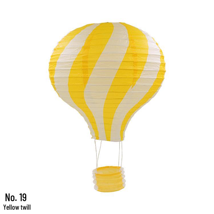 Hand-Folded Rainbow Hot Air Balloon Lantern - Christmas, Birthday, Party, Kindergarten Hanging Decoration