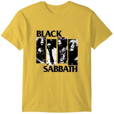 T-shirt Black-Sabbath Band, T-shirt Classica BlackSabbathS Band