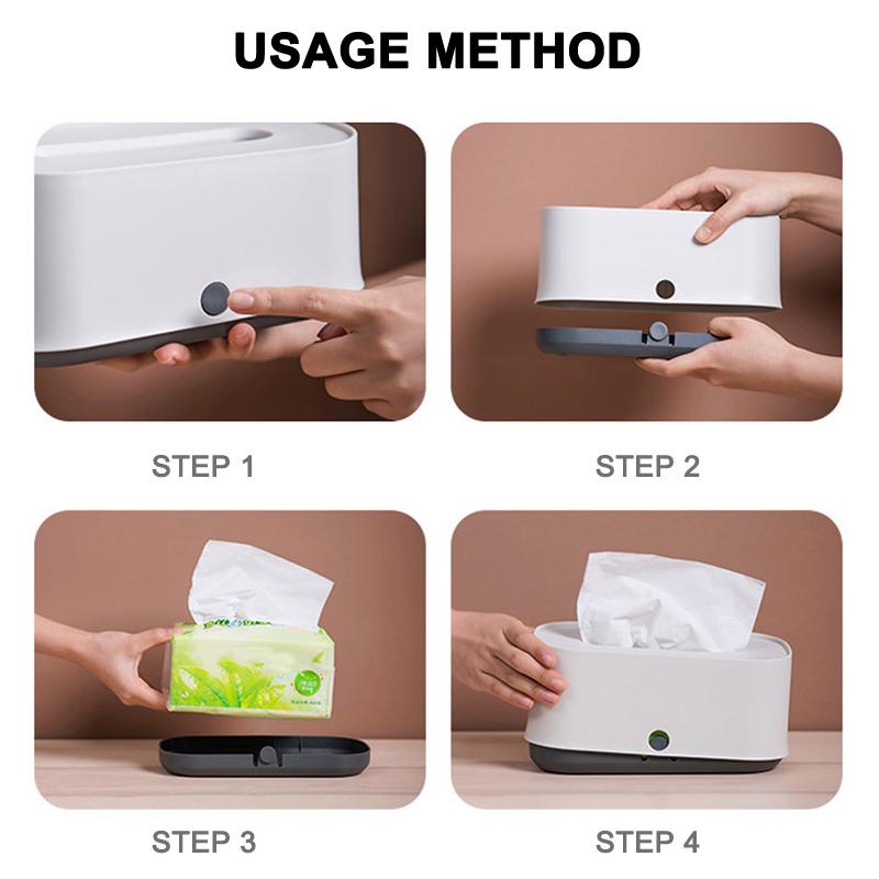 Style Tissue Home Canister Nordic Storage Tissue Box Car Box Plastic Removable Mel