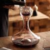Luxury Crystal Wine Decanter with Fast Oxygenation and Filtration