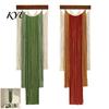 Handmade Cotton Wall Decor Boho Hanging Decor, Hand Woven Tassel Tapestry, Gradient Tapestry for Bedroom Color Fringe Living Room Cafe Decoration