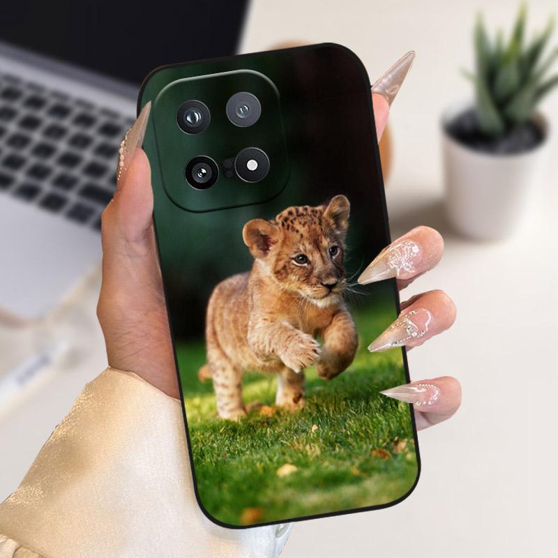 For Vivo IQOO 15 5G Case Fashion Lion Animals Printed Silicone Soft TPU Back Cover For IQOO15 China Phone Fundas Protect Shell