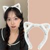 Cat Ears Headbands Furry Plush Headbands Hair Accessories for Girls and Womens Holiday Party Headwear