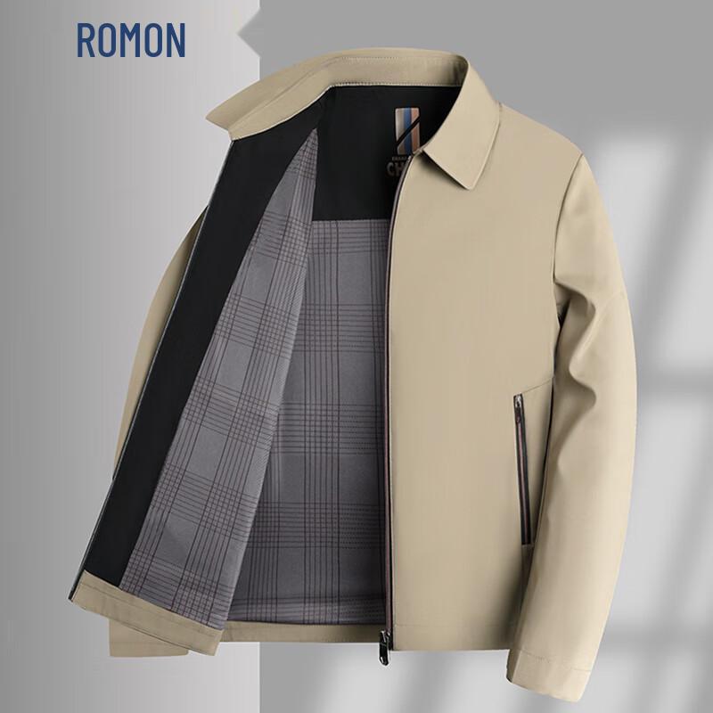 ROMON Men's Business Lapel Executive Jacket