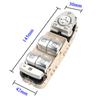 Auto Front Tür Power Elektrische Master Fenster Control Schalter Taste Für Mercedes Benz S W222 S320 S350 S450 S500 S560
