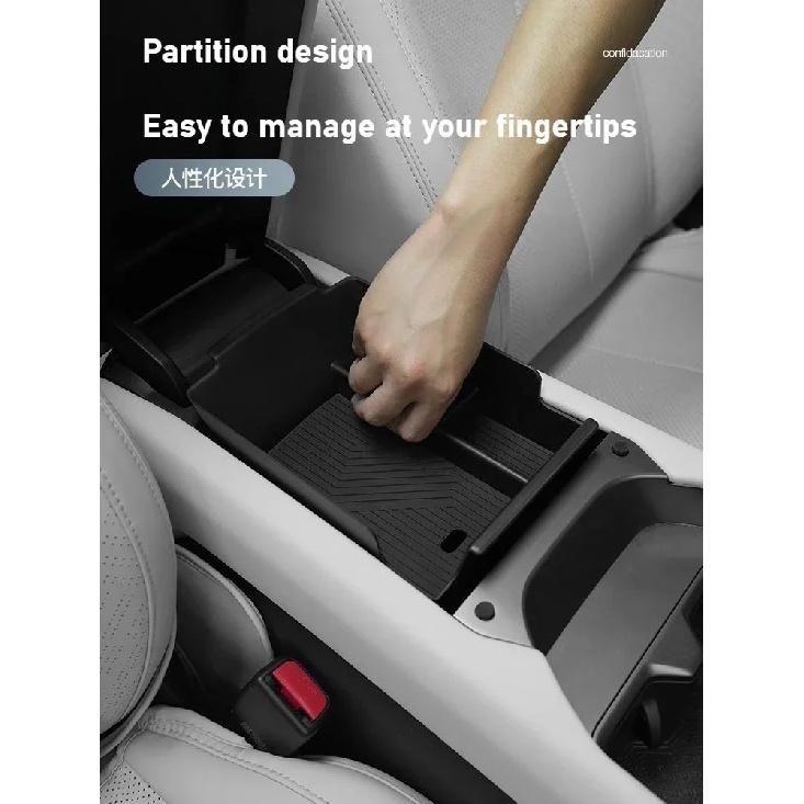 Car Center Console Armrest Box Storage Box for BYD Formula Leopard Titanium 3 ABS Partition Storage Car Interior Accessories
