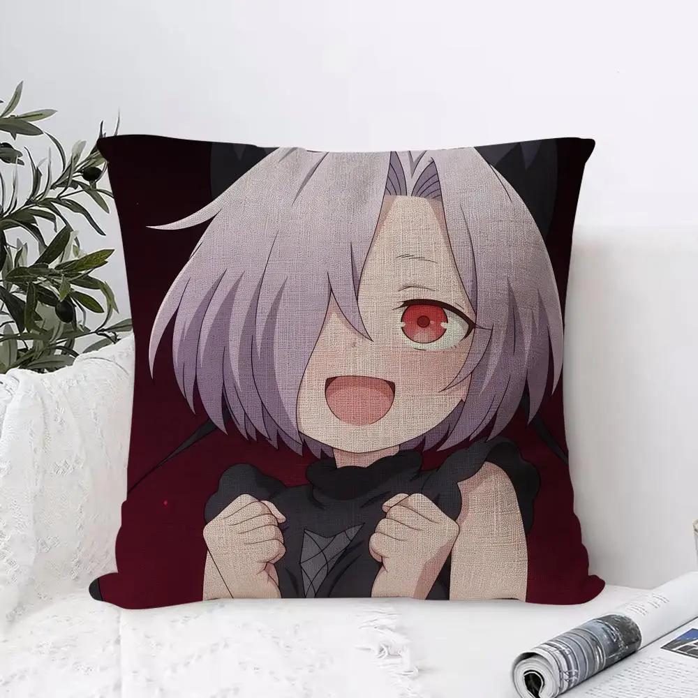 The Shy Hero And The Assassin Princesses Cushion Cover Breathable Linen Pillow Cover Skin-Friendly Home Decor With Hidden Zipper