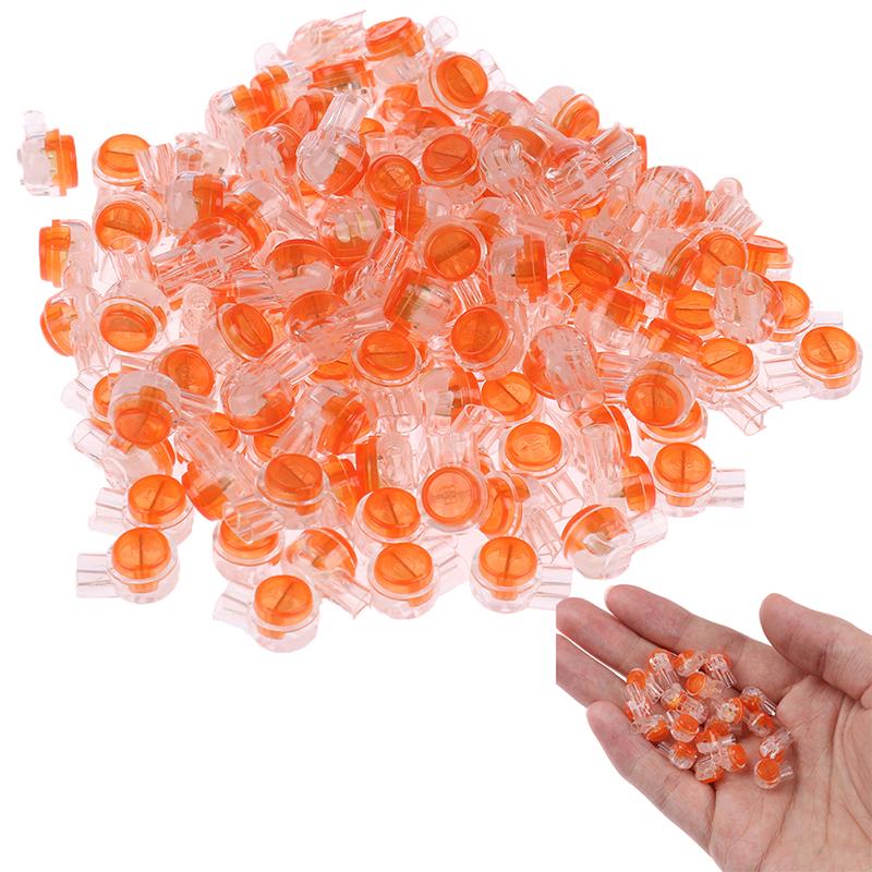 200Pcs Rj45 Connector Crimp Connection Terminals K1 Connector Waterproof Wiring