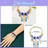 Cartoon Princess Bracelet With Zinc Alloy Pendant For Gift Travel Decor