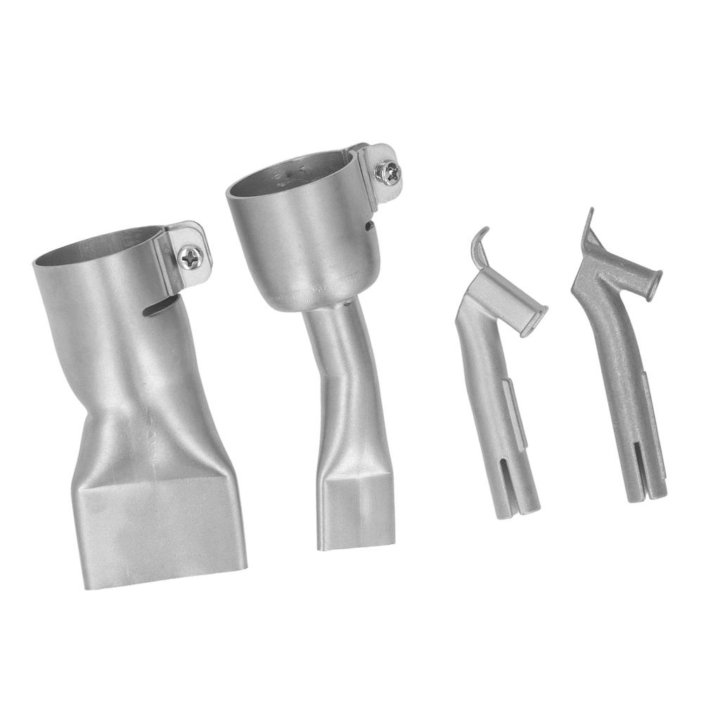 4-teiliges Set Heißluftpistolendüse 2 Stück Flache Breitmauldüsen 2 Stück Schweißdüsen für PP
