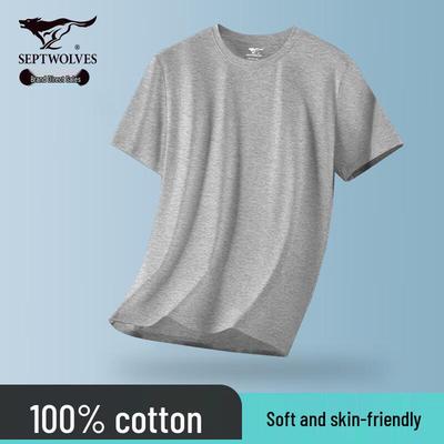 Men's 100% Cotton Short Sleeve T-Shirt