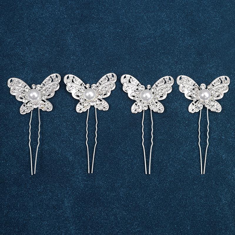 18-teiliges Braut-Haarschmuck-Set: U-förmige Haarnadeln & Styling-Clips für Make-up und Flechten