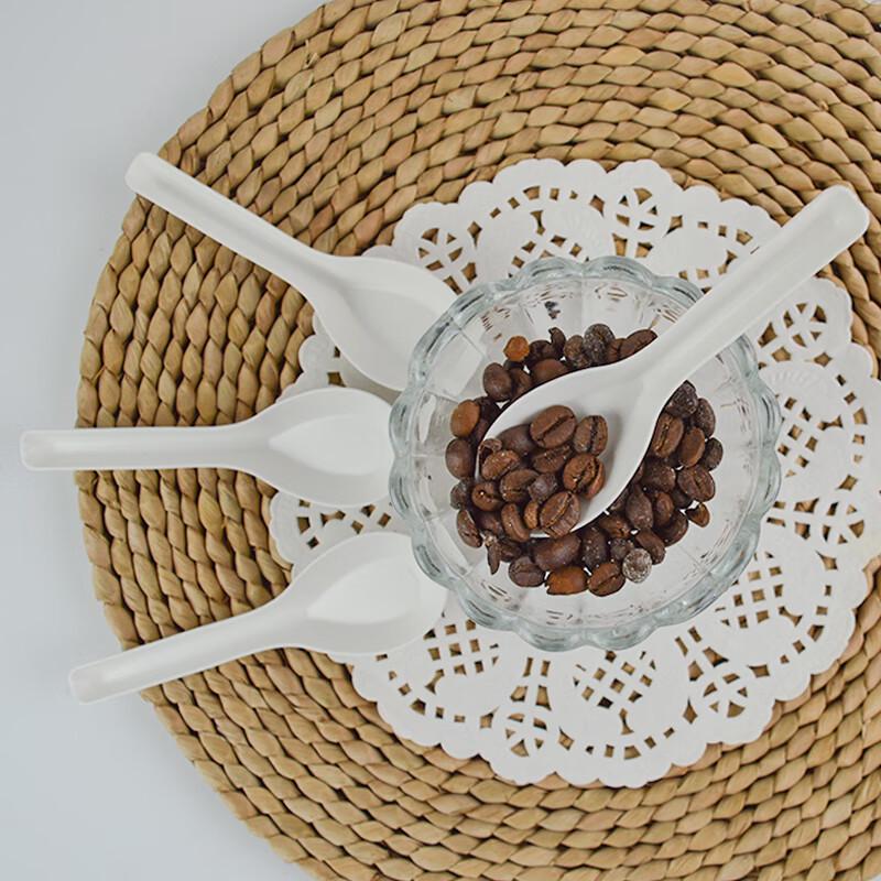 CHULV Disposable Biodegradable Soup Spoons