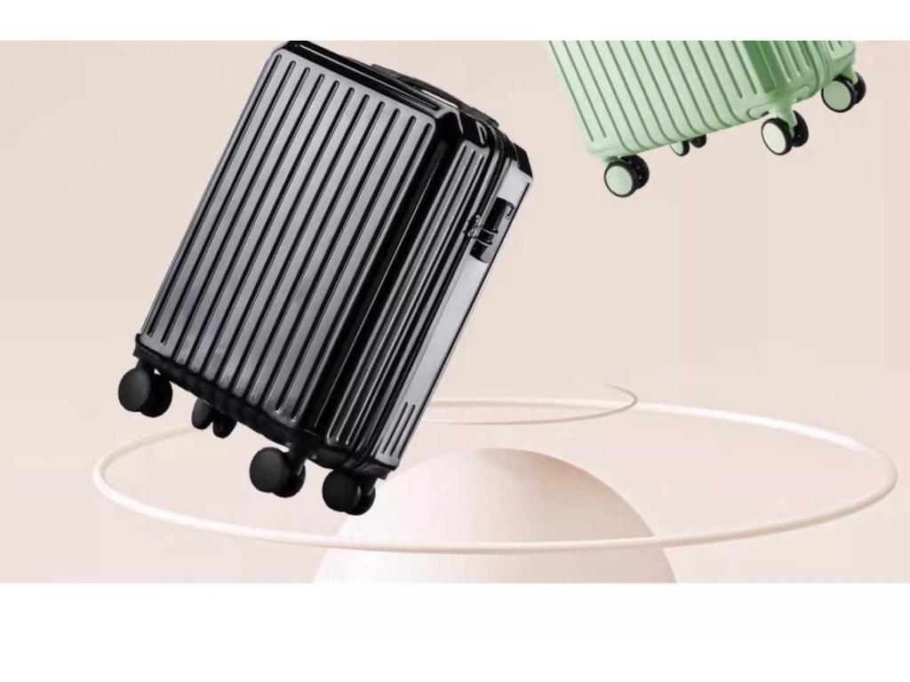 26-Inch Multifunctional Suitcase with Universal Wheels and Combination Lock