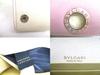 Authentic BVLGARI Light Pink Cream Leather Gold H/W Flap Wallet Continental #a440  Refurbished