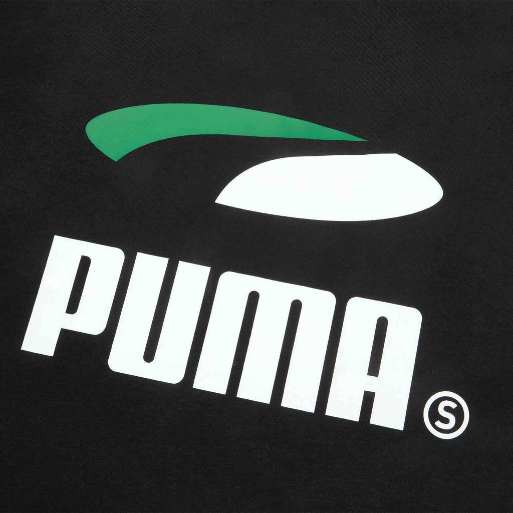 Puma Ss25 S Ss Gf Round Neck Casual Fashion Versatile Short Sleeve T-Shirt Unisex T-Shirt Black 631252-01