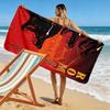 The Wolves Logo Print Beach Towel, Large Soft Quick Dry Towel for Beach Camping Swimming