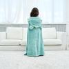 Children's Hooded Bathrobe - Coral Fleece Cartoon Design for Infants and Toddlers
