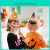 Halloween Event Paper Triangular Hats Set Photo Props And Party Costume Decor