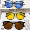 Lightweight Comfortable Durable High Quality Retro Stylish Designer Style Round Shaped Male Female Sun Glasses