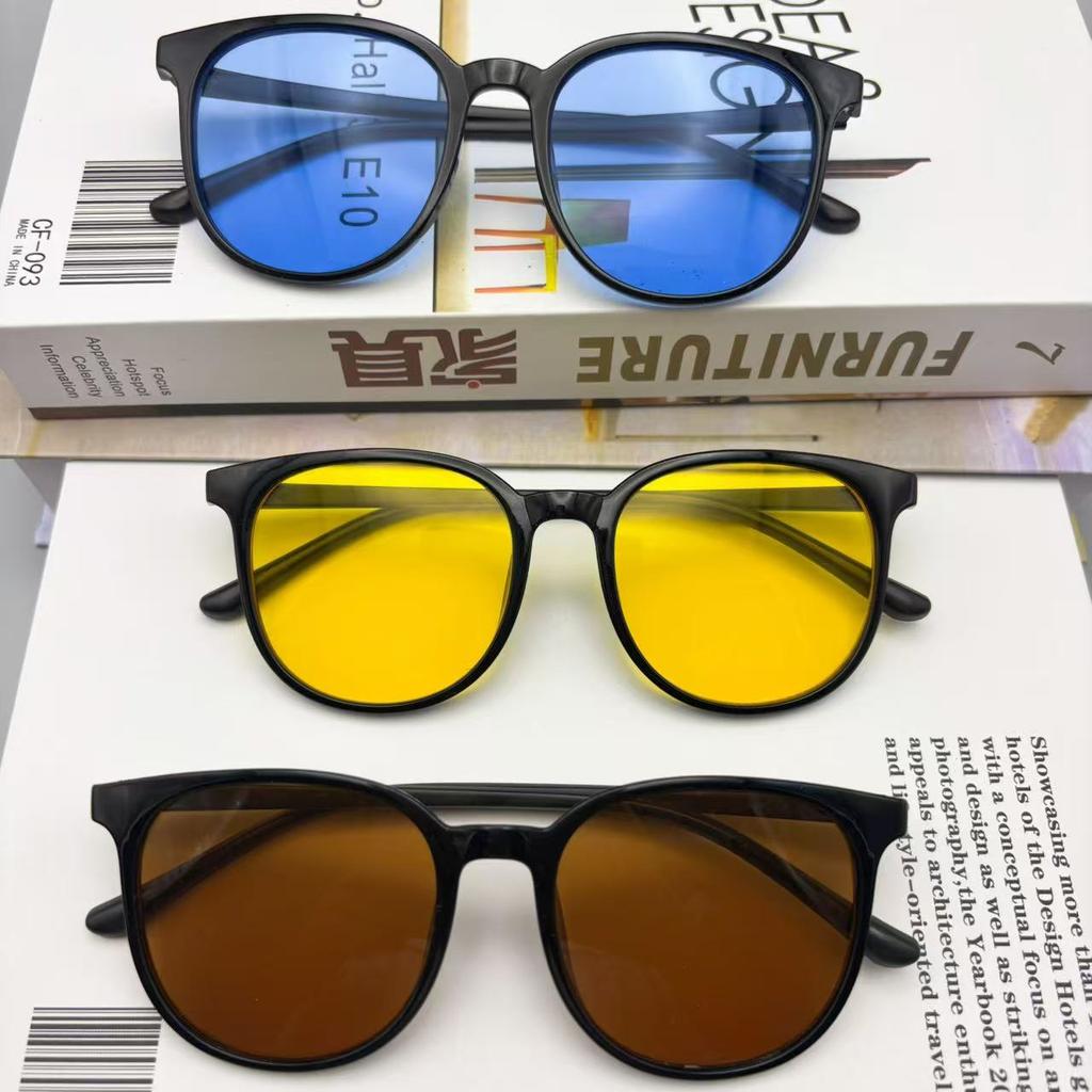 Lightweight Comfortable Durable High Quality Retro Stylish Designer Style Round Shaped Male Female Sun Glasses