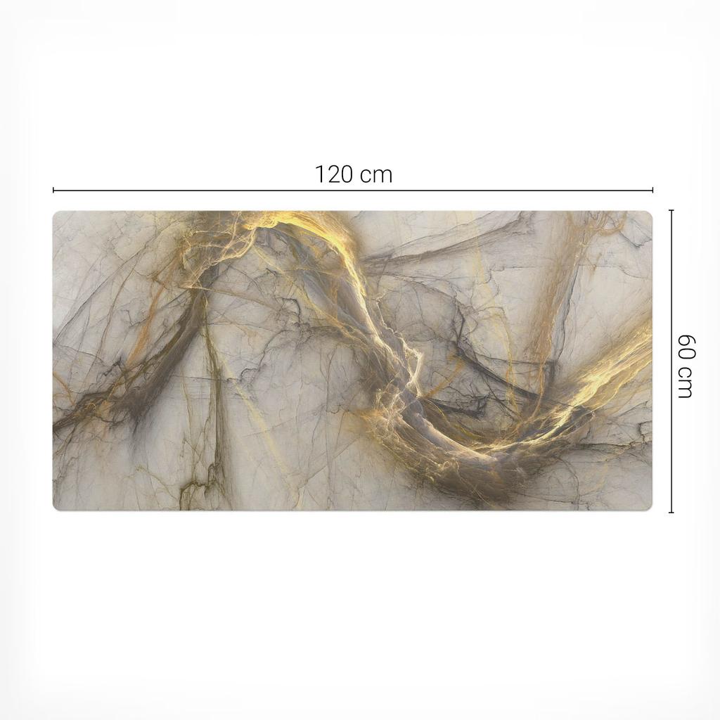 Elegant Decorative Desk Mat Ethereal Lines of Chaos 120X60 Cm