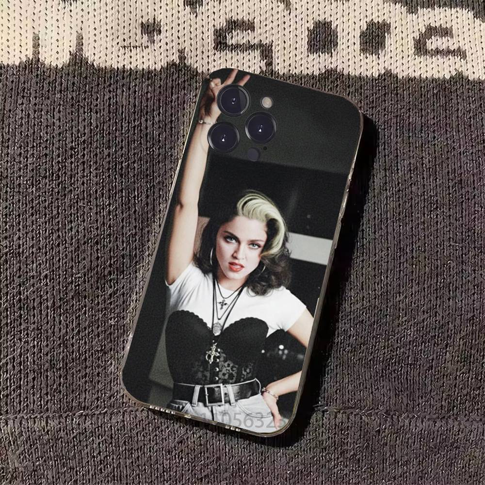M-Madonna-S 80s Phone Cases For iPhone 17 16 15 14 13 12 11 Pro Max Plus Luxury Camera Protection Plastic