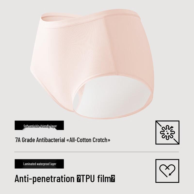 Youkeshu Women's 7A Antibacterial Anti-Leak Period Underwear