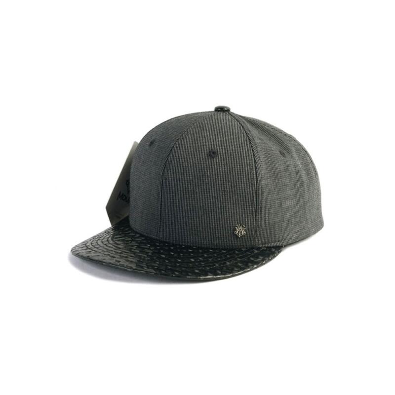 Oversized two-tone ball cap daily hip-hop check snapback XL