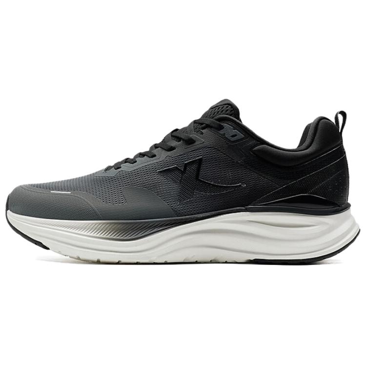 Xtep Cloud 1.0 Comfortable Fashion Durable Supportive Rebound Low-Top Casual Running Shoes Men sneaker Black White 975219110058-10 39