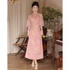 Orchid Green Summer 2025 Cheongsam: Chinese-Style Young Girl's Ao Dai Tea Dress for College Send-Off