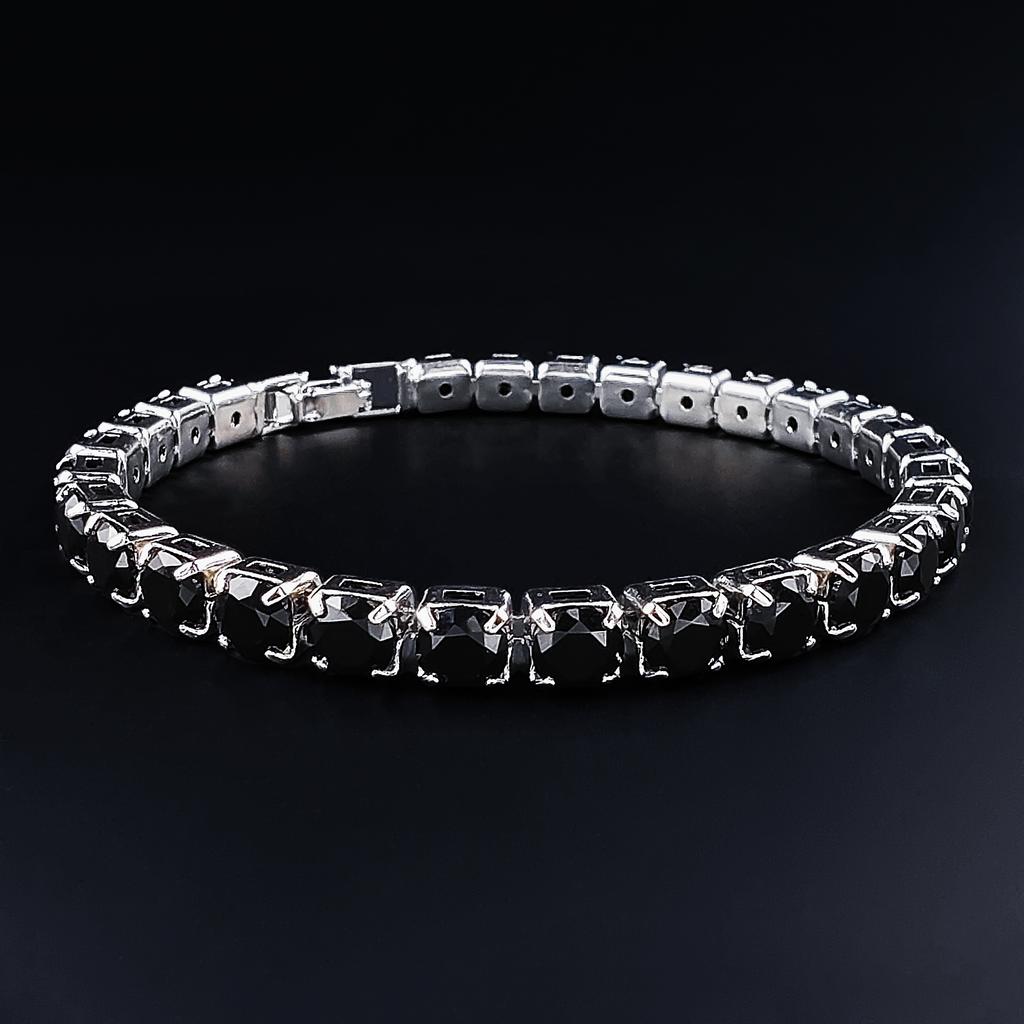 2026 Neuankunft Mode Einzigartiges Design Hellschwarzes Armband Armreif für Damen Valentinstagsgeschenk S5787-schwarz