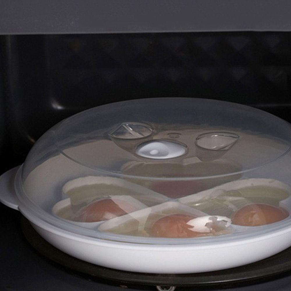 Kitchen Cooking Mold Microwave Egg Cooker Food Grades Plastic Egg Fryer Breakfast Preparation