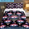 Texas Baseball 3pcs Bedding Set,Including 1pc Duvet Cover And 2pcs Pillowcases Perfect Gift for Christmas,Ideal for Bedroom, Dormitory